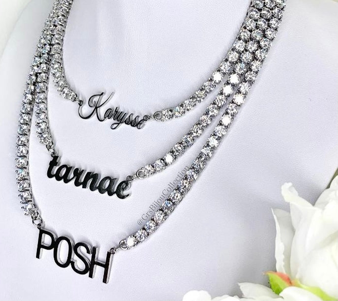 Tennis Custom Necklace