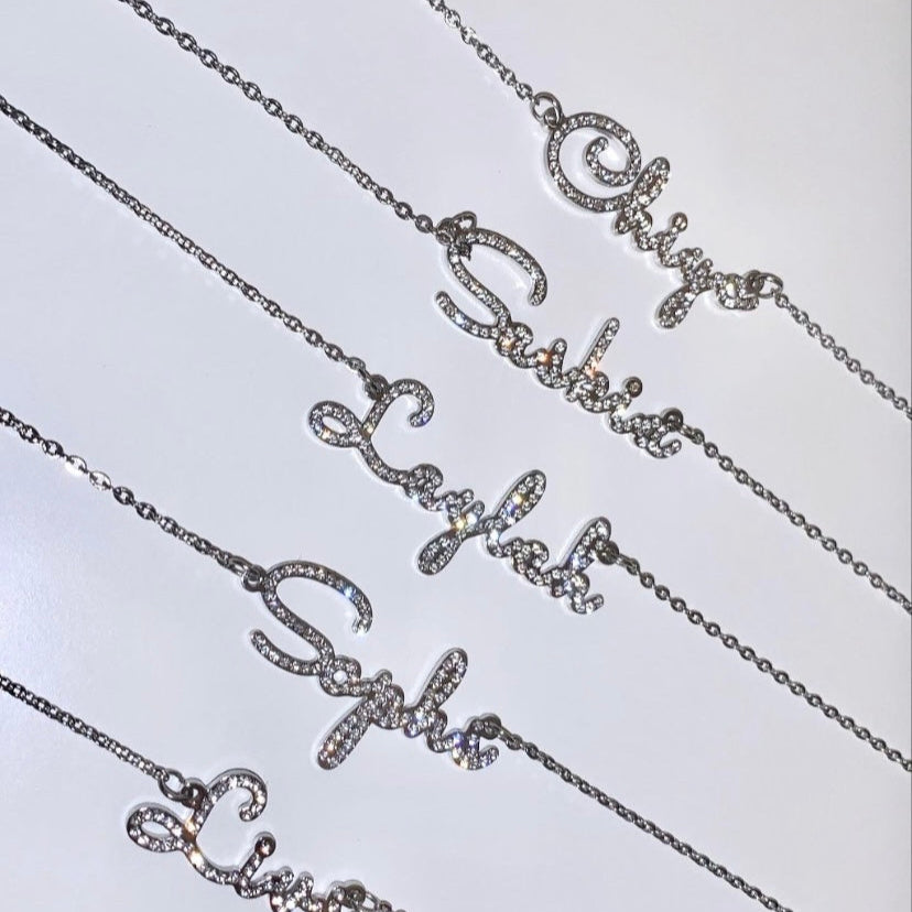 Crystal Name Necklace