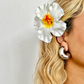 Chunky half stud earring