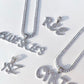 Icy Font Necklace