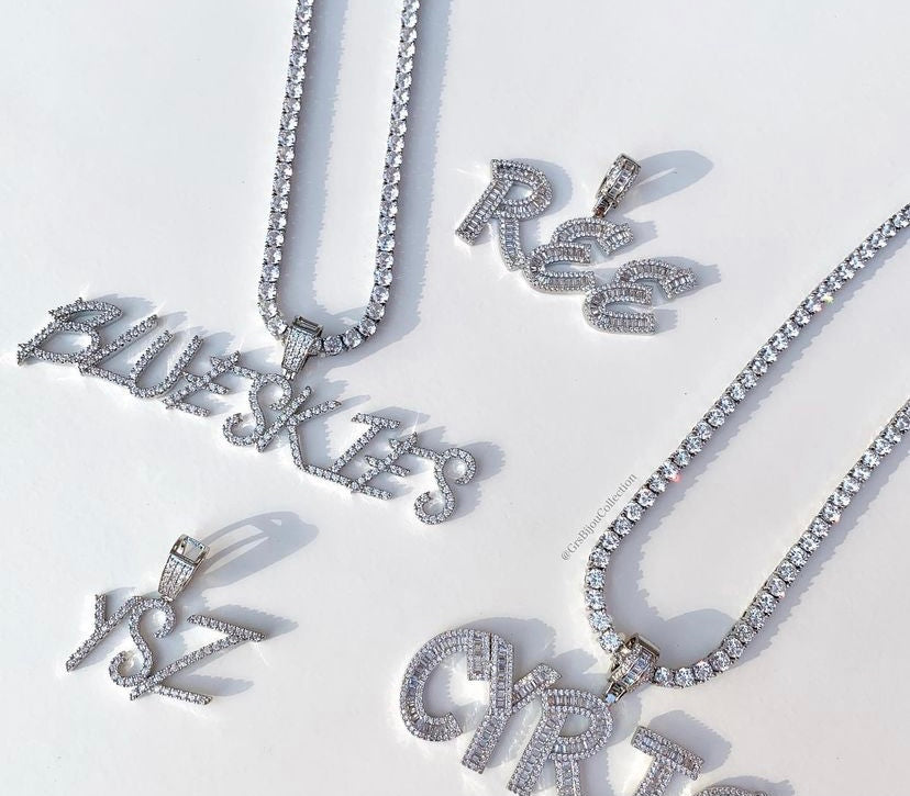 Icy Font Necklace