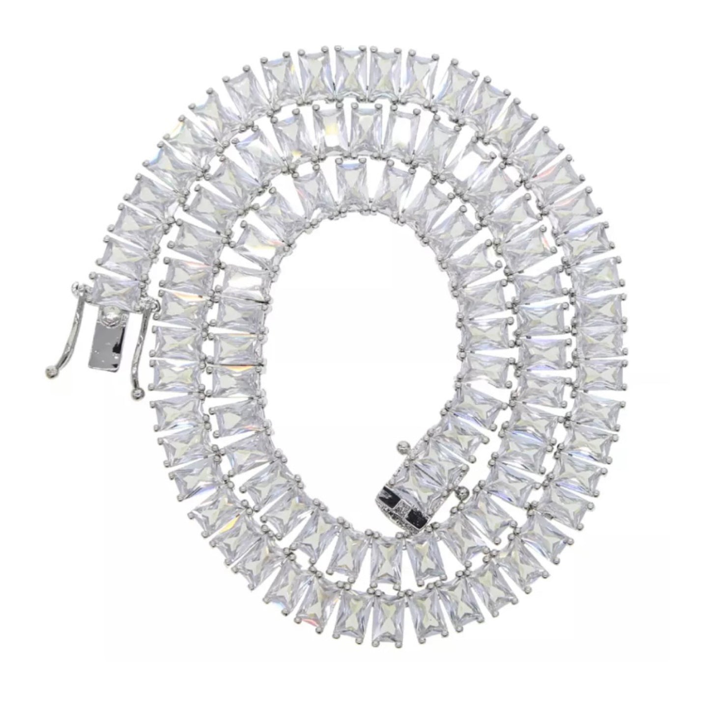 Bri Baguette Tennis Chain