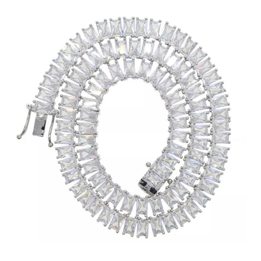Bri Baguette Tennis Chain