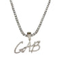 Icy Font Necklace
