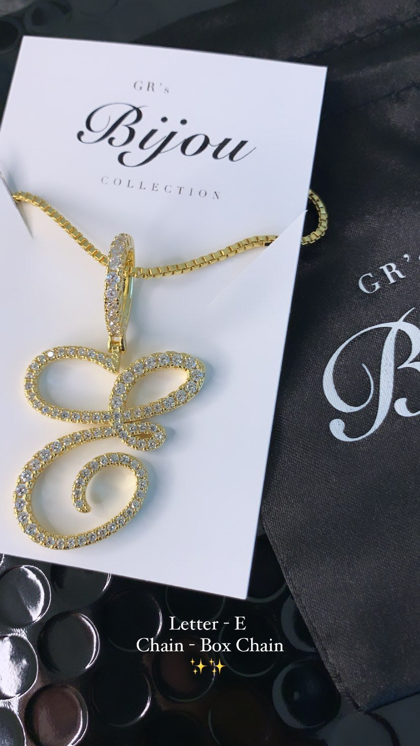 Cursive Initial Necklace