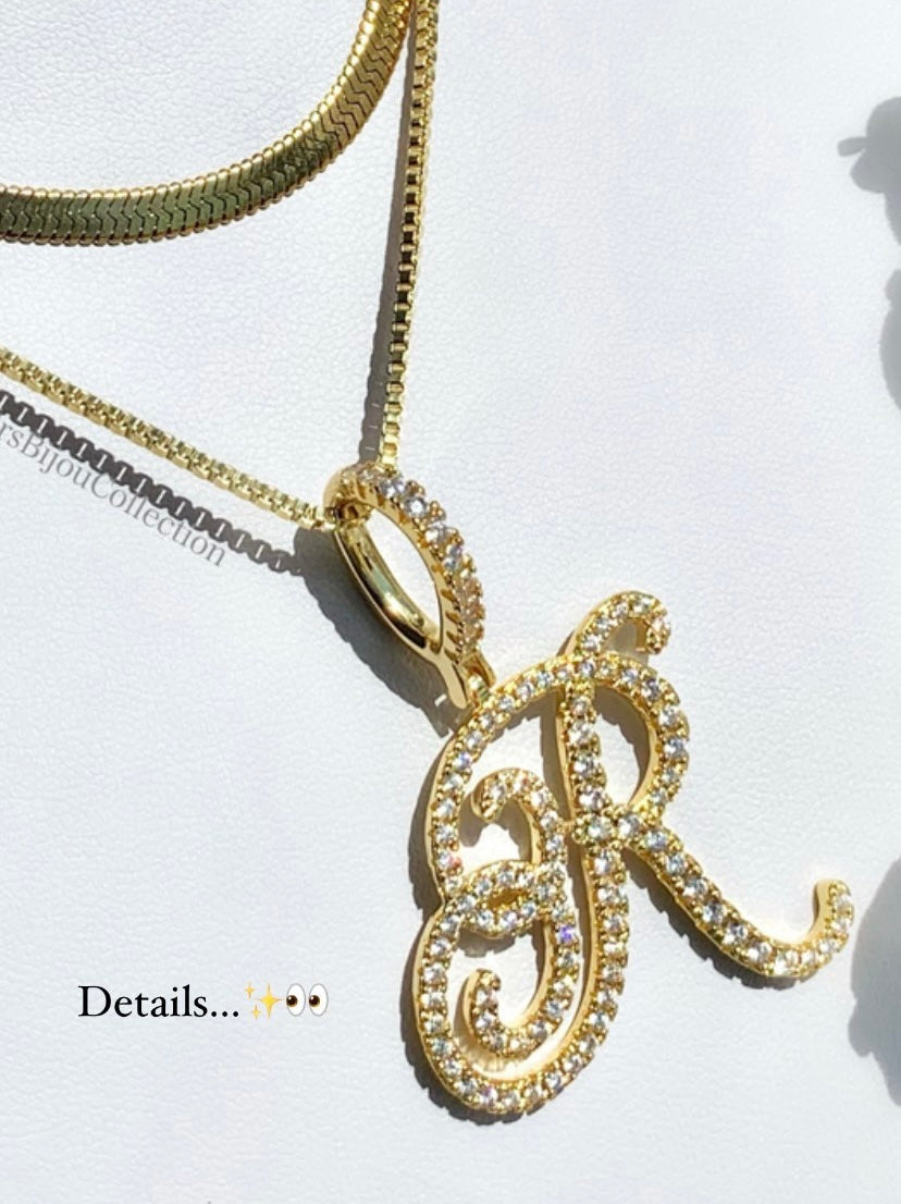 Cursive Initial Necklace